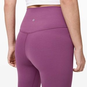 New Lululemon Align Pant 25" Vintage Plum Size 6